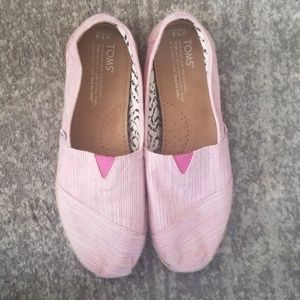 Womens Pink TOMS